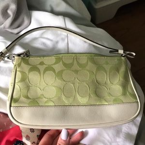 COACH Signature Green Demi Bag